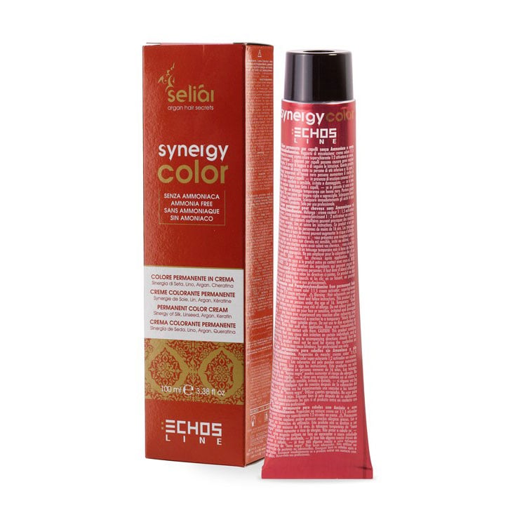 Уцінка! Безаміачна крем-фарба для волосся Echosline Seliar Synergy Color з арганою та кератином 9.3 Very Light Blonde Golden, 100 мл